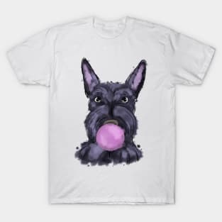 Watercolor scottish terrier T-Shirt